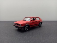 Welly 1:60 VW Golf 1 GTI rot - Spielzeug Modellauto 