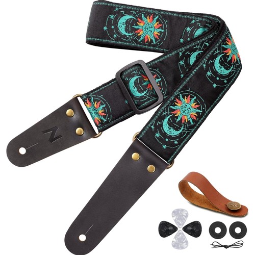 Gitarrengurt sonne mond - gitarrengurt,