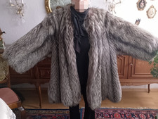 Silberfuchs Pelzmantel