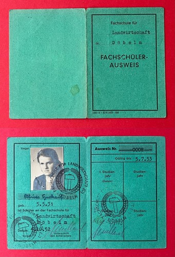 Ddr fachschüler ausweis - ddr,