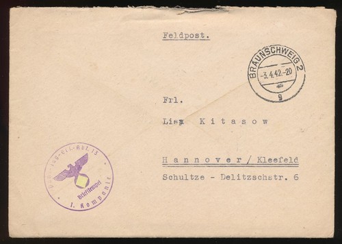797177 feldpostblg 2 wk - dr, feldpostblg.
