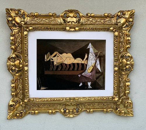 Gerahmte barock bild picasso - gerahmte,