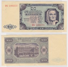 20 Zloty Banknote Polen