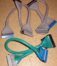 3 PC IDE Kabel  ATA Flachbandkabel MASTER SLAVE SYSTEM 45 cm