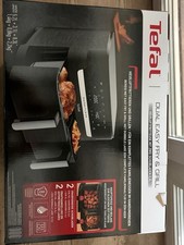 Tefal Dual Easy Fry Doppelkammer Heißluftfritteuse, 8,3L Air Fryer
