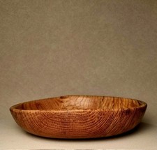 Große Holzschale aus Eiche