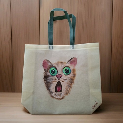Tasche shopper handbemalt - shopper,