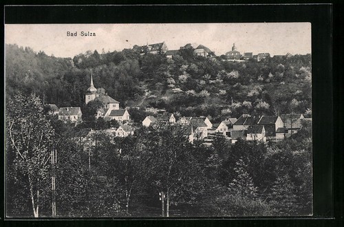 Ansichtskarte bad sulza - ansichtskarte,