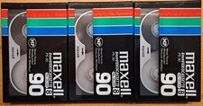 Maxell 8mm Videocassette 8 - P5-90 - PAL Secam - 3 Stück - Neu + OVP