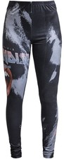 EMP Stage Collection Damen schwarze Leggings mit EMP-Vintage Logo und Print am