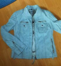 Lederjacke Leder Jacke Gr. 38 / 40 M L Patago eisblau mint
