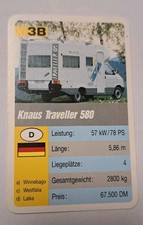 Knaus Traveller 580 - 3B - Einzelkarte - Quartett (5)