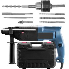 3000W Schlagbohrmaschine SDS PLUS Bohrmaschine Schlagbohrer mit Koffer + Zubehör