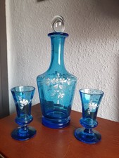 Likörset - Glas - Likörflasche und Gläser