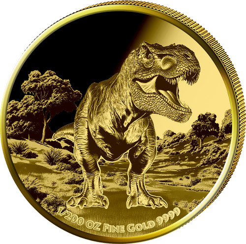 200 unze gold - gold, t-rex
