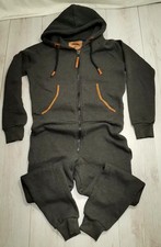 LEIF NELSON EINTEILER OVERALL SWEATPANTS HOSE CHILLING KAPUZE JUMPSUIT SWEATER S