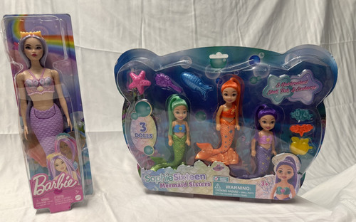 Barbie meerjungfrau puppe - puppe, +