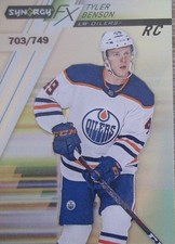 Tyler Benson #FXRTB Synergy 20-21 Rookies 703/749 Kassel Huskies