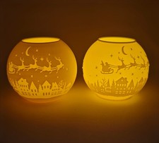 2er set Teelicht Stadt mit