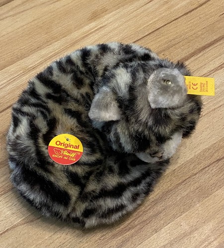 Steiff katze gerollt - katze,