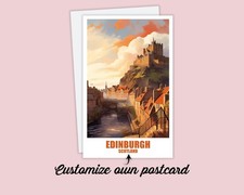 Edinburgh postkarte poster - edinburgh, &