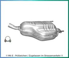 Endschalldämpfer Opel Zafira