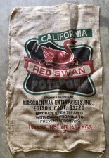 Vintage Burlap Potato Sack Bag