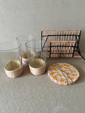 DDR Glas Serviettenhalter