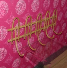 60er Jahre Bambus Garderobe