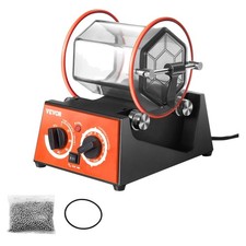 Poliertrommel Schmuck-Poliermaschine 3kg Rot Edelstahl Oberflächenpolierer