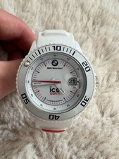 BMW Motorsport Ice Watch Herrenuhr Weiß Sportuhr Armbanduhr, BM.SI. WE.U.S.1.3