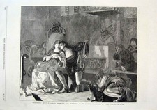 Original alter antiker Druck