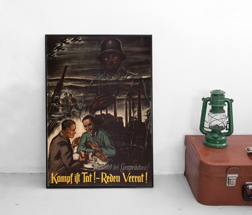 Poster reden ist verrat - ist, –