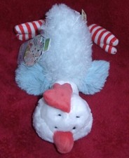 NICI Huhn Farm Friends blau rot liegend ca 25 cm NEU Etikett