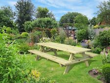 Picknicktisch 240 cm Tisch + 2