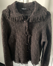 Braune Strickjacke vom