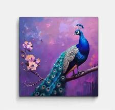 Leinwand Bild Pfau Bilder