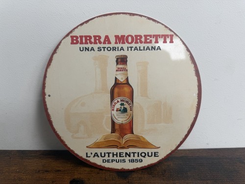 Birra moretti blechschild 20cm - birra,