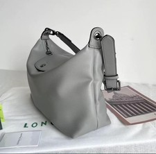 LONGCHAMP Le Pliage Xtra M Hobo Bag Grau Outlet Produkt Leder Neu aus JAPAN