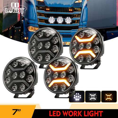 Led zusatzscheinwerfer - 7",