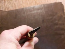 BUCHBINDER Schöner schmaler MESSING VERGOLDE STEMPEL Buchbinden BUCHBINDEREI 326