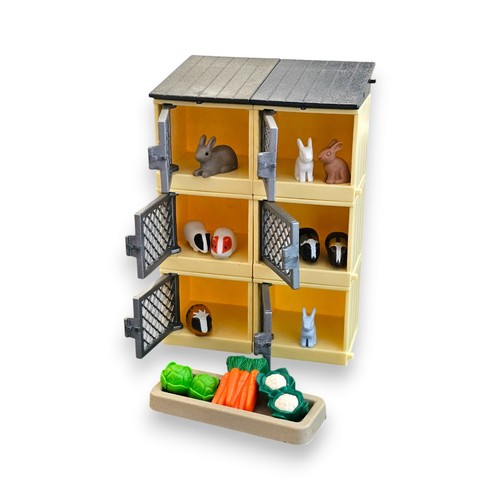 Playmobil bauernhof hasenstall - bauernhof,