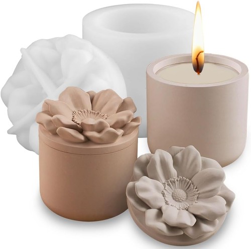 Blume deckel kerzenglas - blume,