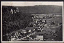 60385 AK Ostrov u Tise Eiland Gesamtansicht 1929