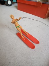 Skipuppe Geobra Boot Motor Spielzeug 1960er Playmobil mit Wasserski