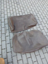 VW BUS T3 doppelte Sitzbank, Sitzbezüge Kunstleder braun, Transporter Pritsche