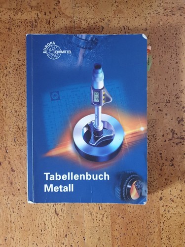 Tabellenbuch metall - tabellenbuch,