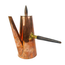 COPRAL Kupfer Kaffeekanne Mokkakanne 50er 60er Jahre Design Portugal Vintage