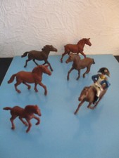 DDR Spielzeug 6 Plaho Pferde