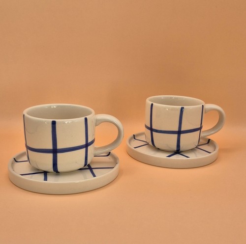 Espressotassen 2er set grid - espressotassen,